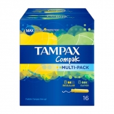 Tampax Compak Multipack 16 Unités