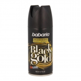 Babaria Black Gold Dèodorant Vaporisateur 150ml+50ml Gratuit